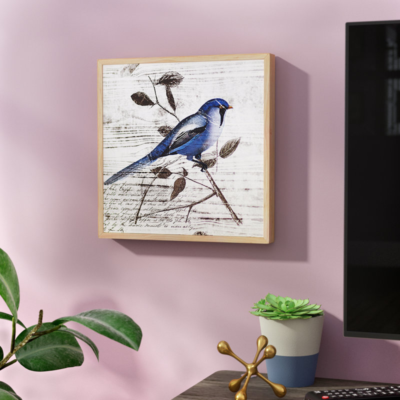 'Blue Birds I' Wall Art & Reviews Birch Lane